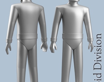 DroidDivision GT Robot! Body Files (Everything but the Head) Printable Fan Art Files.