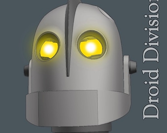 Spacebobs Huge Robot! Head Display, Printable Fan Art Files.