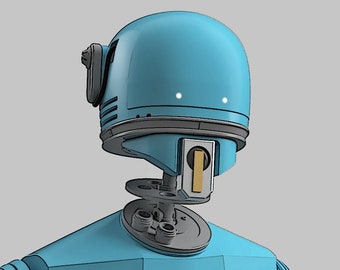 Droid Division BK Droid Inspired Fan Art STL Files for 3Dprinting