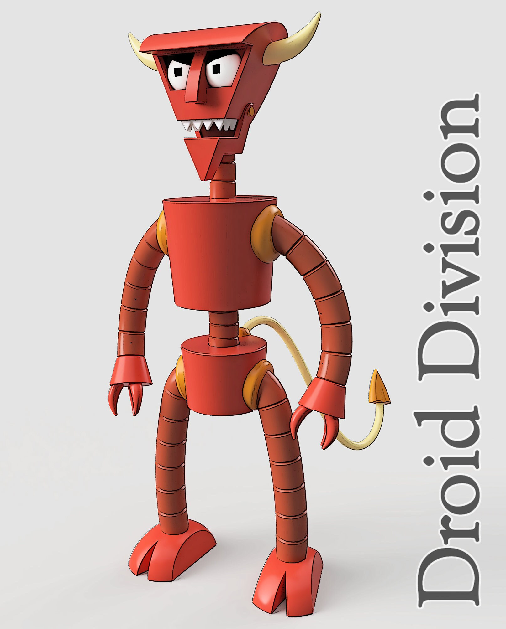 Droiddivision Robotdevil Inspired Fan Art Printable Files - Etsy