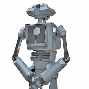 Spacebobs Tactical Droid Inspired Printable Fan Art Files zdjęcie 7