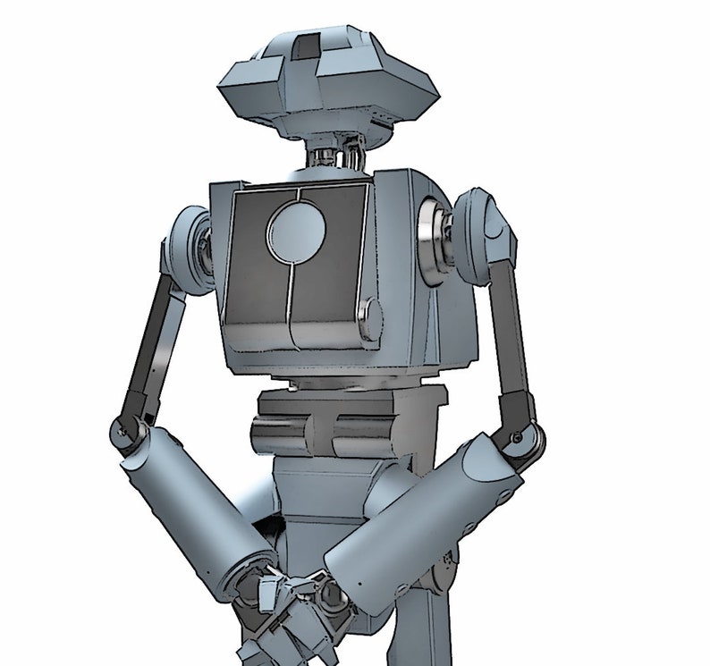 Spacebobs Tactical Droid Inspired Printable Fan Art Files zdjęcie 7