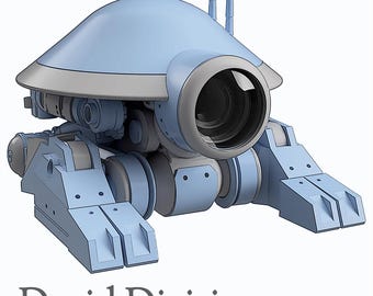 Spacebobs gefaltet Pit Droid inspiriert 3D druckbare Fan-Art-Dateien