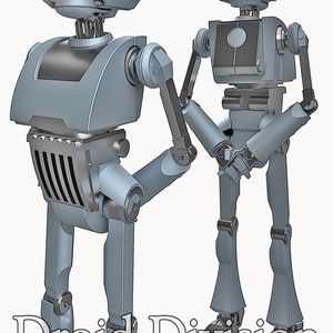 Spacebobs Tactical Droid Inspired Printable Fan Art Files zdjęcie 8
