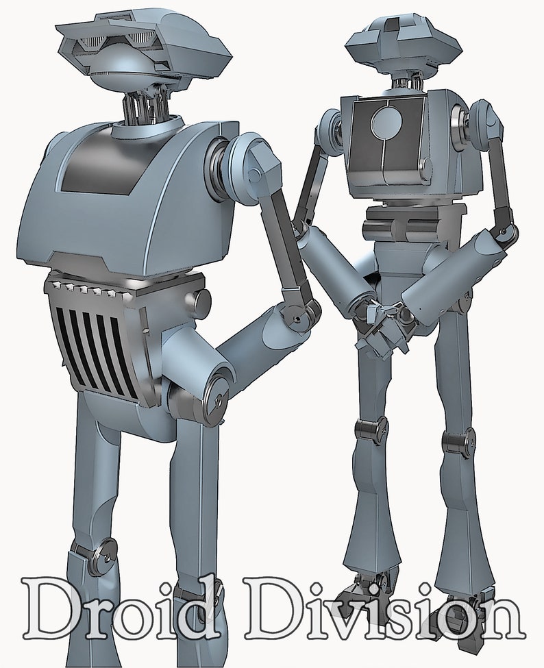 Spacebobs Tactical Droid Inspired Printable Fan Art Files zdjęcie 8