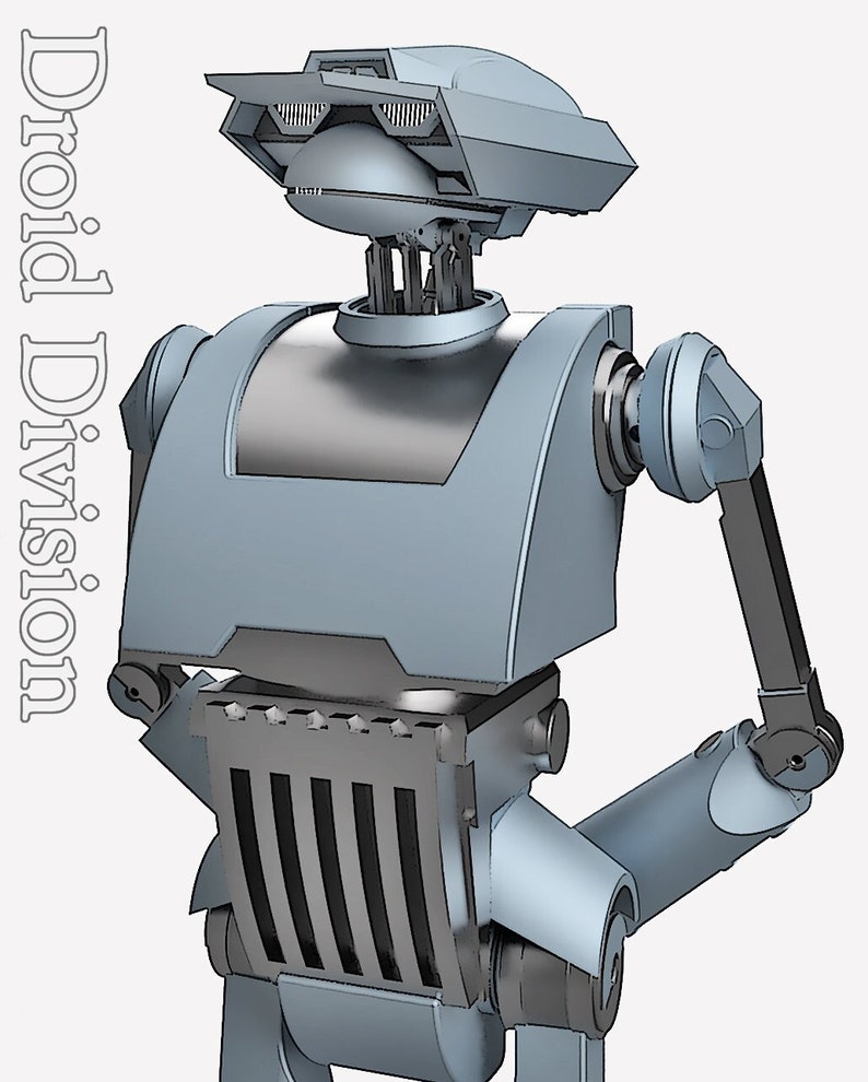 Spacebobs Tactical Droid Inspired Printable Fan Art Files zdjęcie 1