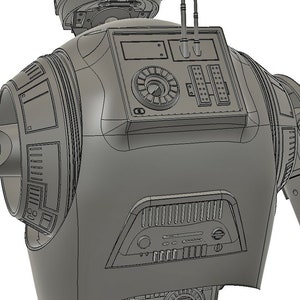 Spacebobs SecurityDroid Inspired Body Everything But The Head Printable Fan Art Files image 7