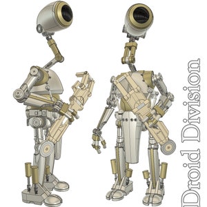 Worker Droid Droiddivision Worker Droid Inspired 3D Printable Fan Art Files - Etsy