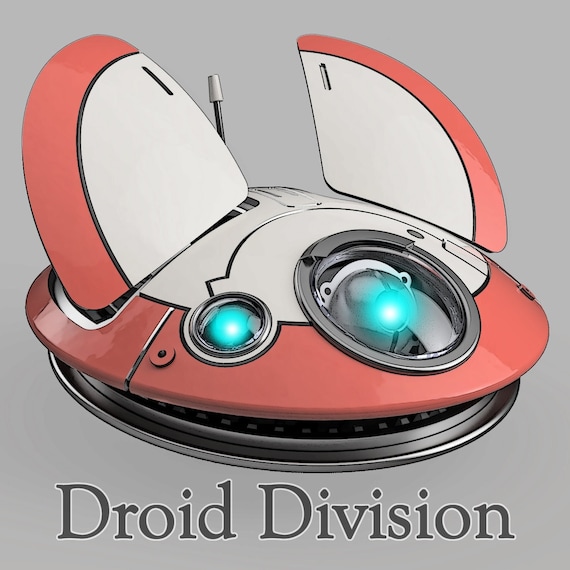 Droid Division Bug Droid Inspired Fan Art STL Files for 3Dprinting