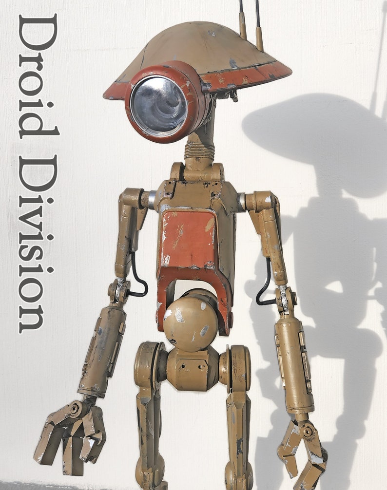 SpaceBobs Pit Droid geïnspireerd filmstijl 3D afdrukbare fanart-bestanden afbeelding 3