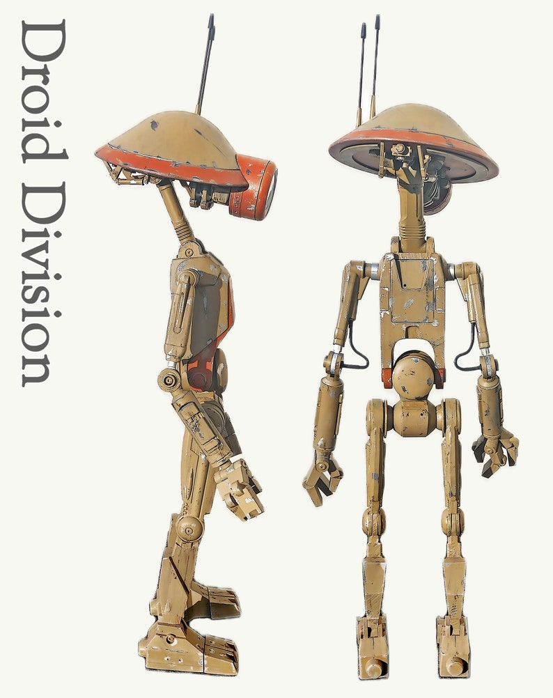 SpaceBobs Pit Droid Inspired Movie Styled 3D Printable Fan Art Files zdjęcie 5