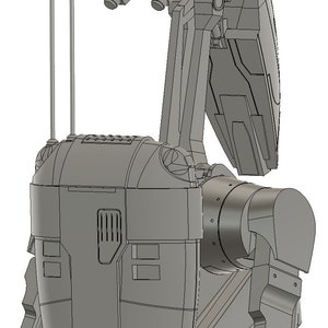 Spacebobs Battle Droid Inspired Printable Fan Art Files. image 7