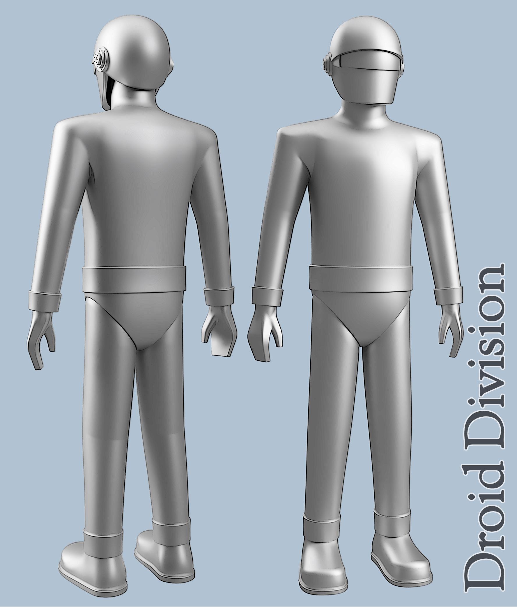 Droiddivision GT Robot! Body Files (everything but the Head) Printable ...