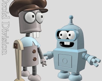 DroidDivision Junior Robots Inspired 3D Printable Fan Art Files