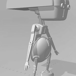 Spacebobs Techno-Service Droid inspiriert druckbare Fan Art Dateien Bild 8