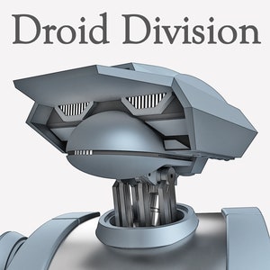 Spacebobs Tactical Droid Inspired Printable Fan Art Files zdjęcie 2