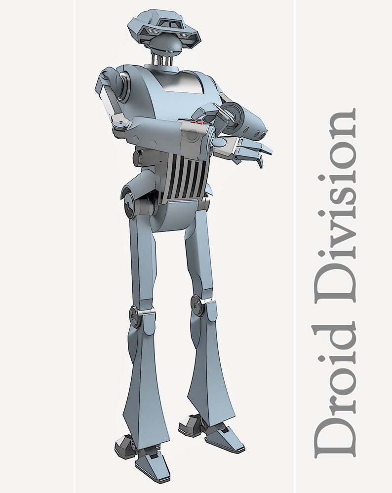 Spacebobs Tactical Droid Inspired Printable Fan Art Files zdjęcie 9