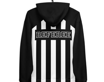Referee&#39;s Unisex Hoodie, Referee Hoodie, Referee Jacket, Referee Gift, Ref Gift, Referee Thank You, Team Gift, Coach Gift, Referee Apparel
