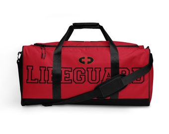 Lifeguard&#39;s Duffle bag, Lifeguard Bag, Lifeguard Gear, Lifeguard Apparel, Lifeguard Clothing, Lifeguard Accessories