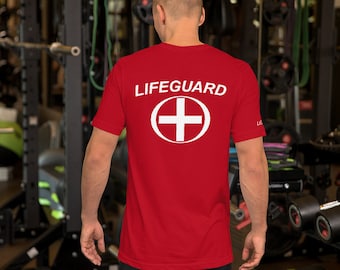 Lifeguard Duty Unisex T-shirt, Lifeguard T-shirt, Lifeguard Short-sleeve, Lifeguard Apparel, Lifeguard Clothing, Lifeguard Gear, On-duty