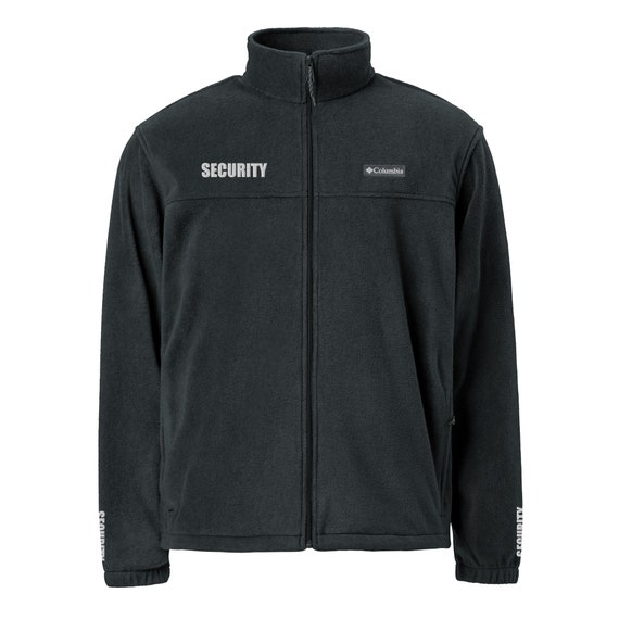 AMGApparelOrg Security Officer's Embroidered Fleece Unisex Jacket, Security Jacket, Security Fleece, Security Gift, Security Apparel, Officer Jacket