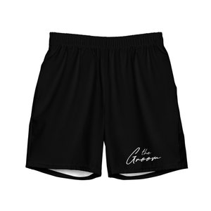 The Groom&#39;s Swim Trunks, Groom Trunks, Groom&#39;s Swim Trunks, Honeymoon Trunks, Groom Gift, Wedding Gift, Honeymoon Gift