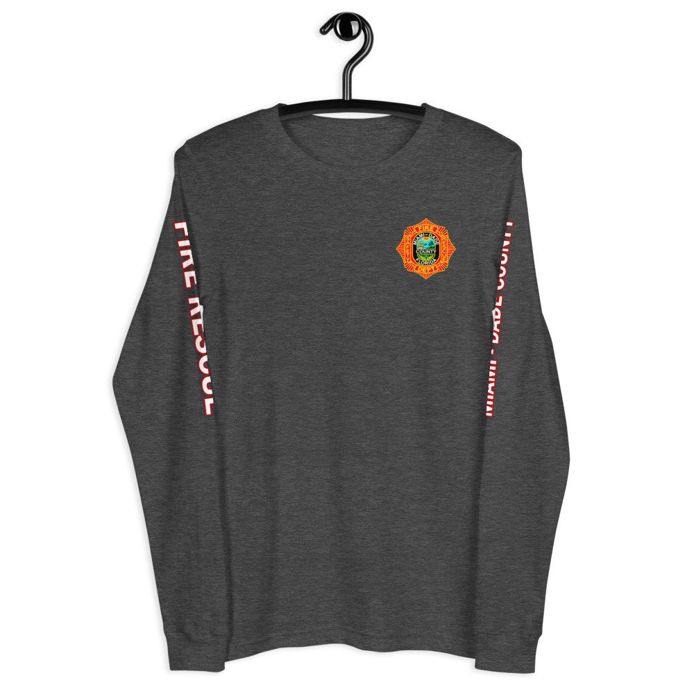 Miami Dade Fire Rescue Unisex Long Sleeve Tee - Etsy
