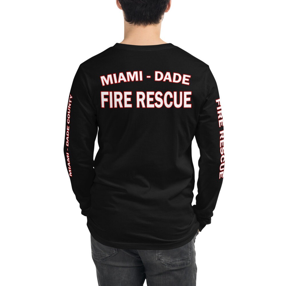 Miami Dade Fire Rescue Unisex Long Sleeve Tee - Etsy