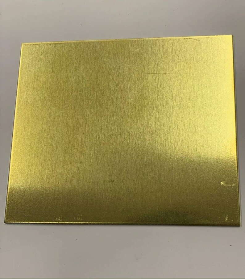 BRASS SHEET Grade CZ108 0.5 0.7 0.9 1.2 1.5 2 3 Etsy