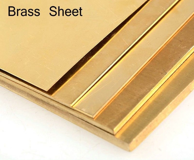 BRASS SHEET Grade CZ108 0.5 0.7 0.9 1.2 1.5 2 3 Etsy