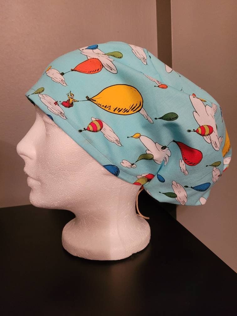 Scrub Hats for Long Hair With Cord Locks Etsy Hong Kong