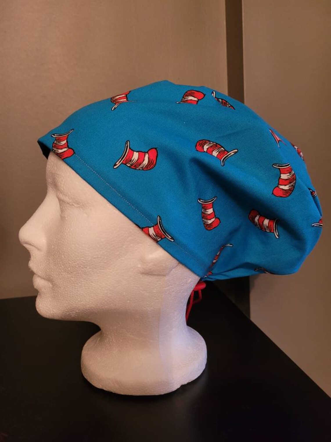 Scrub Hats for Long Hair With Cord Locks Etsy