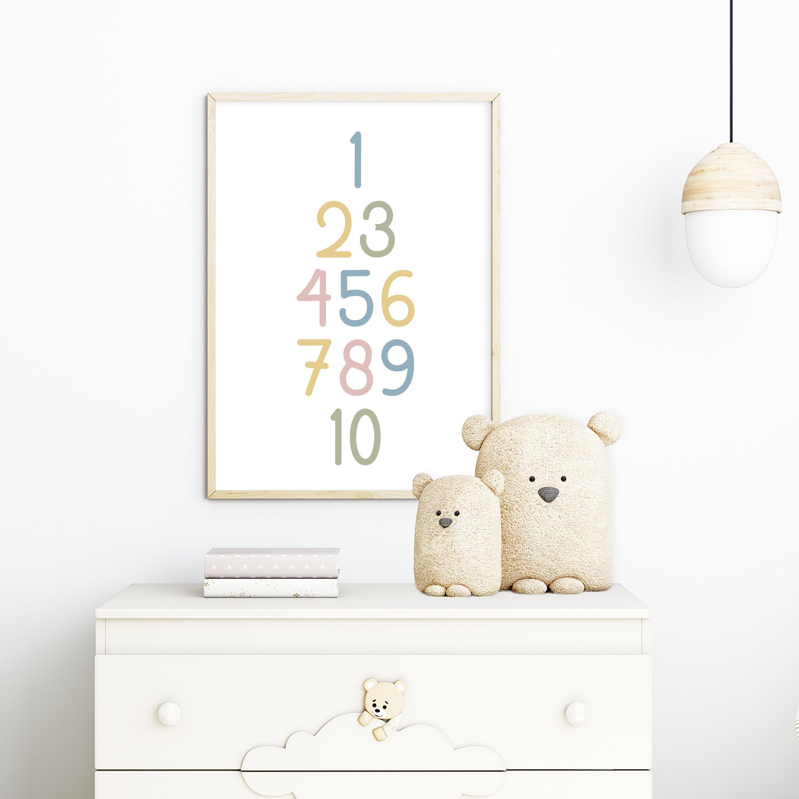 18 Montessori Lernposter - Alphabet & Zahlen Für Kinder 43x28cm