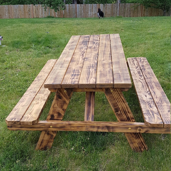 Picnic Table Plans Etsy