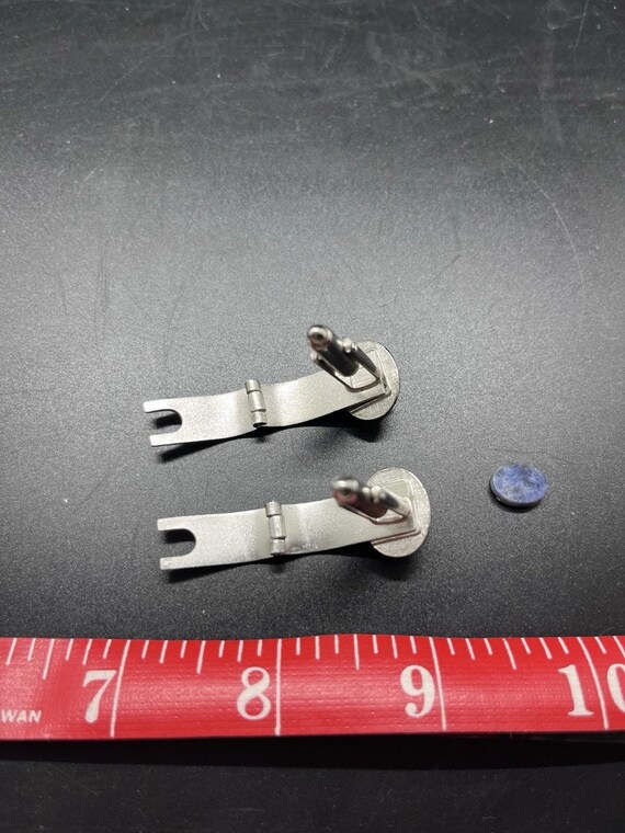 Swank 1.25" Wrap Around Cuff Links Missing Marqui… - image 9