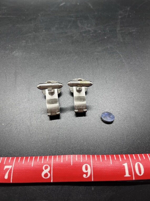 Swank 1.25" Wrap Around Cuff Links Missing Marqui… - image 7