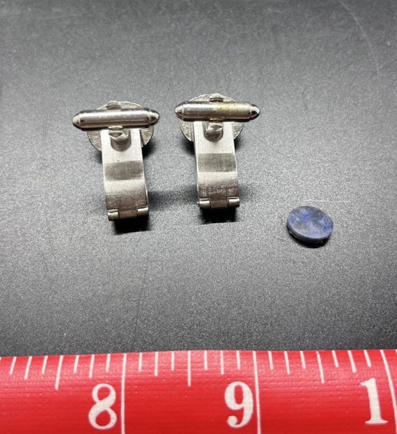Swank 1.25" Wrap Around Cuff Links Missing Marqui… - image 6