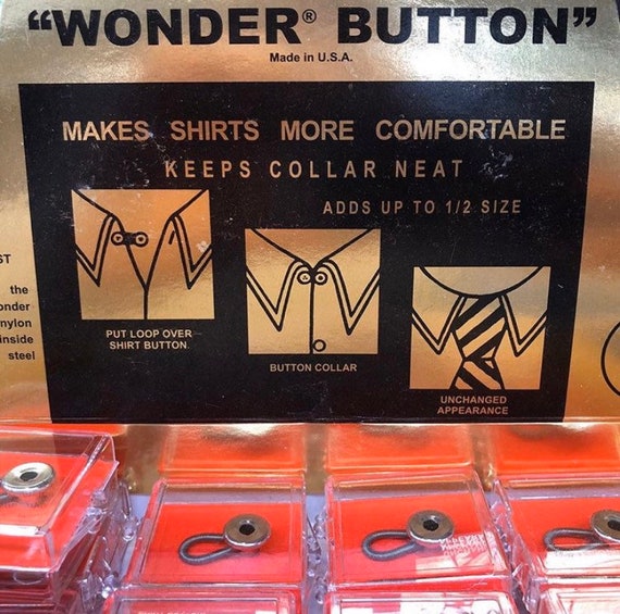 Wonder Button Silver Collar Expander
