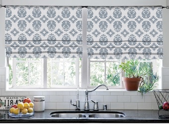 Kitchen Roman Shade Etsy