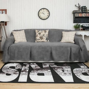 Sofa Couch,Dark Gray Monba 1 Pair Waterproof Sofa Armrest Covers Armchair Slipcovers Protector Anti Slip Sofa Towel Spandex Arm Cap for Chair 