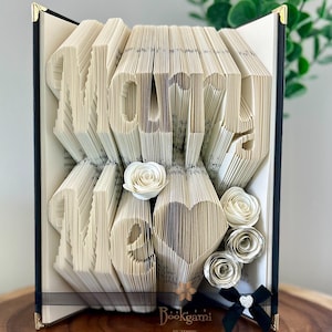 Marry Me Prosposal Folded Book Art