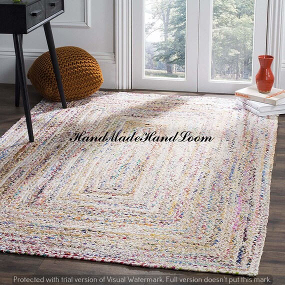 Indian rug Hand Braided 100% Natural rectangle cotton Area Home Decor rag Rugs Indian rug Hand Braided 100% Natural rectangle cotton Area Home Decor rag Rugs