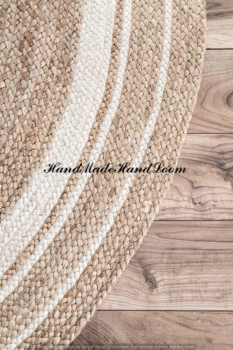 Oval Braided RAG RUG Braided Carpet Meditation Mat Mandala Etsy