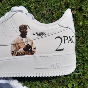 2 Pac Shakur Westside Rap Custom Sneaker Stencil Kit Trainer 