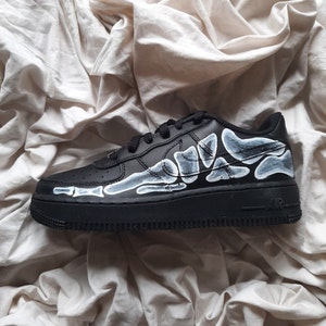 Bones AF1 Gold black Custom sneakers – stillalive