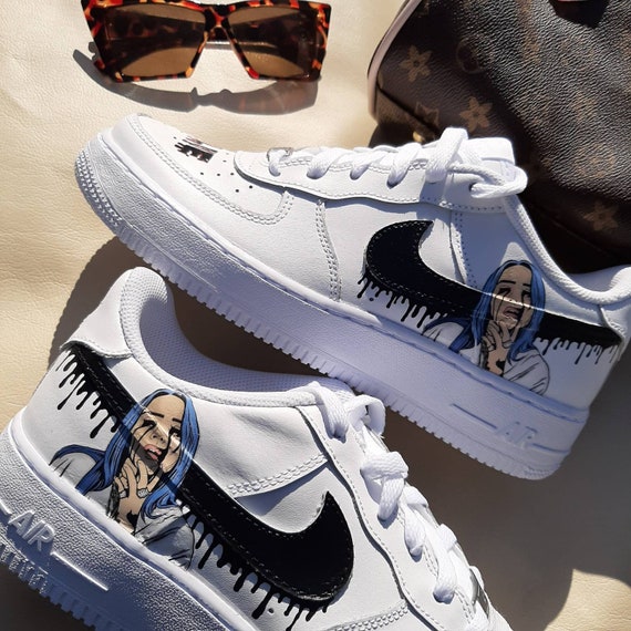 Custom Air Force 1 Sneakers Cartoon Drip Custom Shoes Christmas Gift 