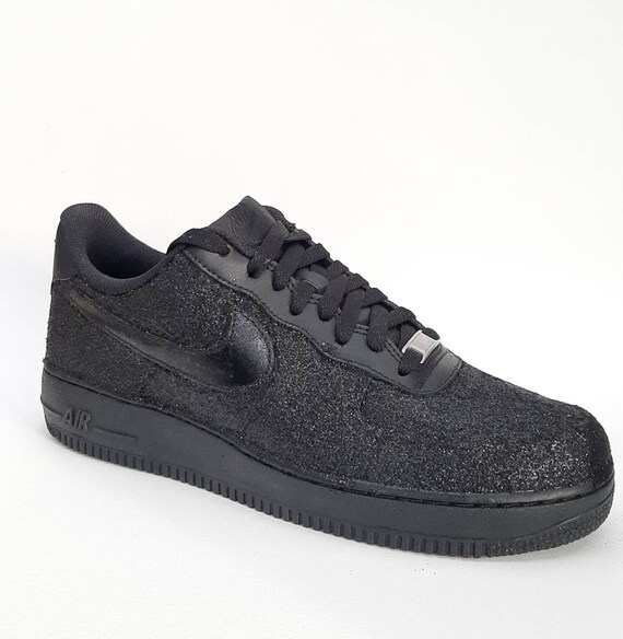 black air force 1 with glitter