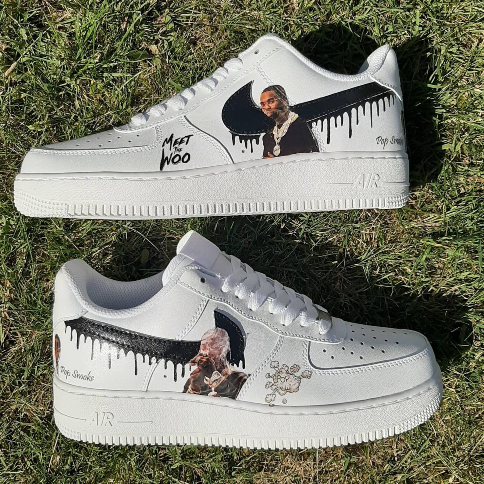 custom air force 1 pop smoke