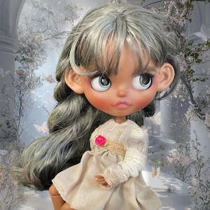 Blythe Doll for Customizing, Blythe Doll Parts, Custom Blythe, Blythe Custom, Blythe, Blythe Dolls, Blythe Doll Kit,  White Bob