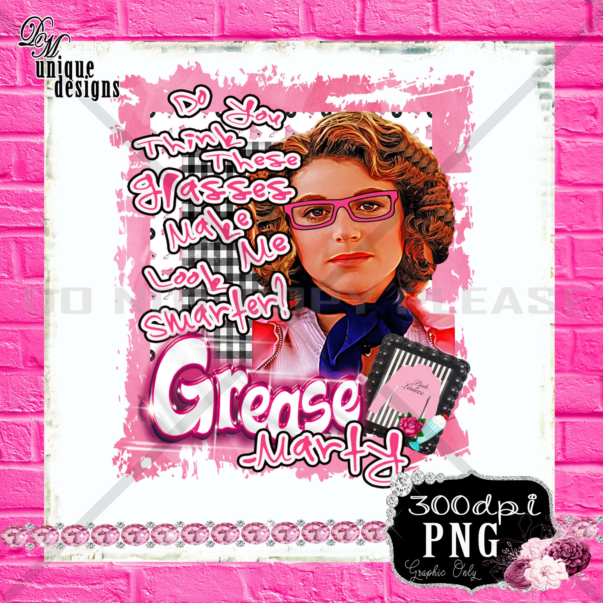 Marty Grease PNG Etsy